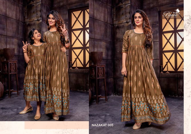 Nazakat Vol 2 By Paavi Long Anarkali Kurtis Catalog
